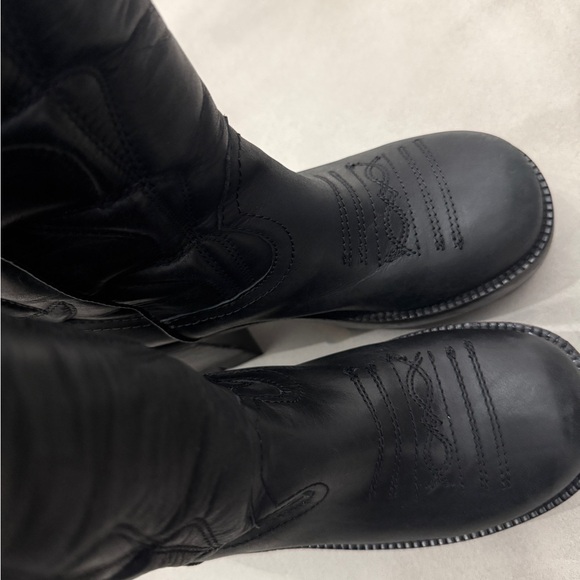 Jeffrey Campbell- women’s “Cowgirl Boots“ black genuine leather Size 8 - Picture 5 of 6